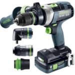 FESTOOL 577622 - Perceuse-visseuse à percussion sans fil TPC 18/4 5,0/4,0 I-Set/XL QUADRIVE